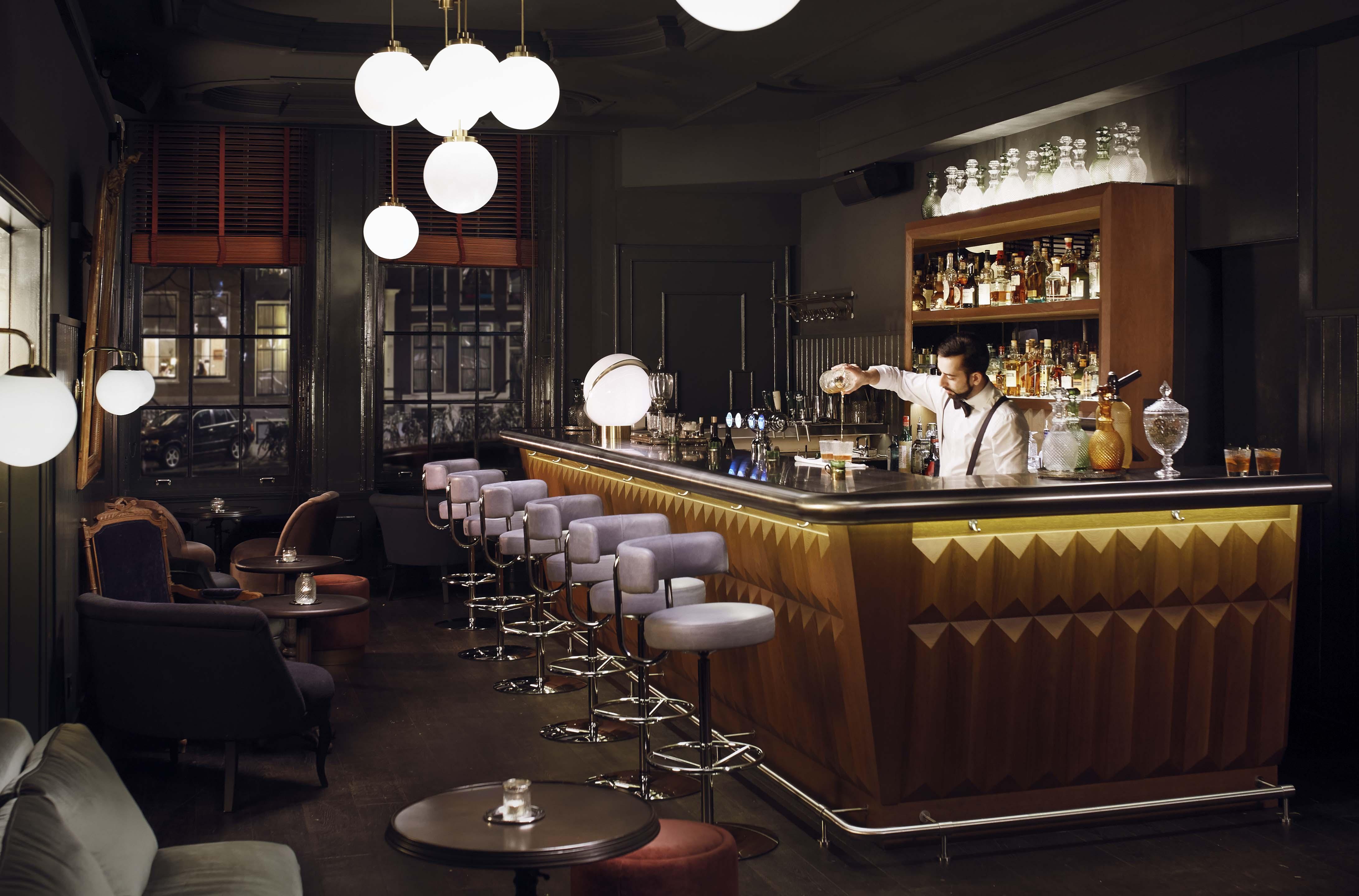 Pulitzer Amsterdam Hotel Luaran gambar The bar at the Connaught